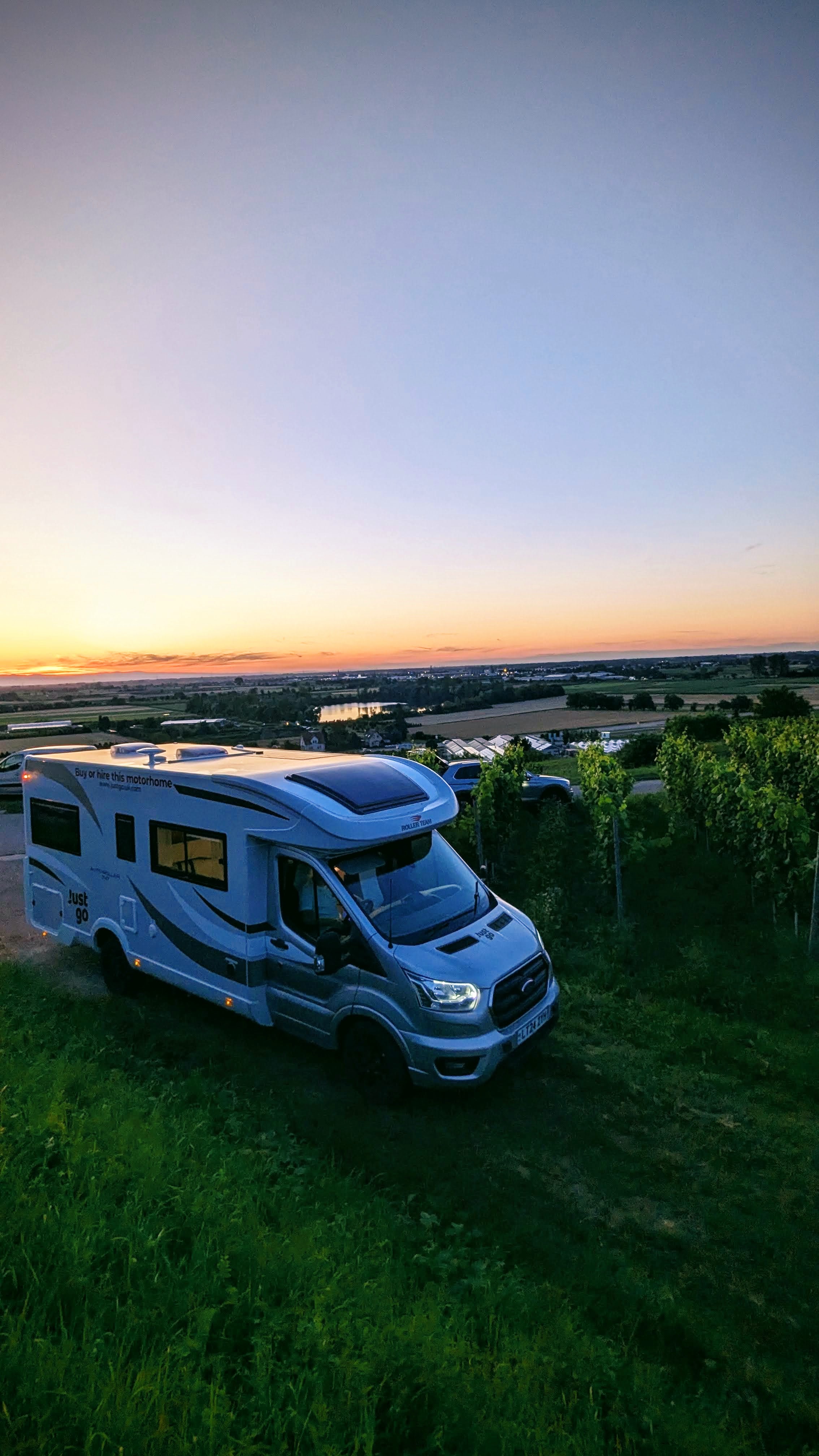 an image of the inside of a premium Justgo motorhome